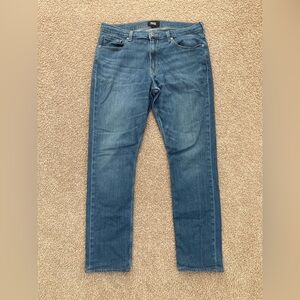 Paige Federal Jeans Mens Size 36x30 Blue Denim Straight Stretch Pants USA Made